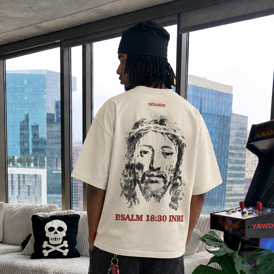 Camiseta Jesus Piece Beige