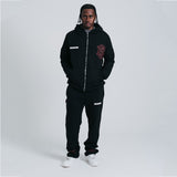 Buzo Zipper Monogram Negro