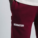 Sudadera Monogram Vino Tinto