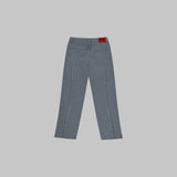Flare Denim Gris Crema