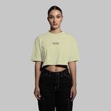 Croptop Trust your Angels Beige