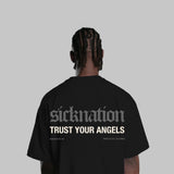 Camiseta Trust Your Angels Basick Negra