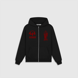 Buzo Zipper Numerology Negro