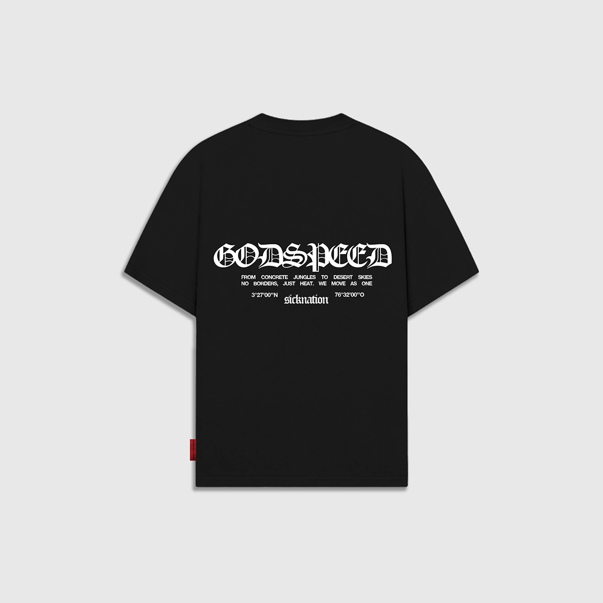 Camiseta Corazon Sagrado Negra