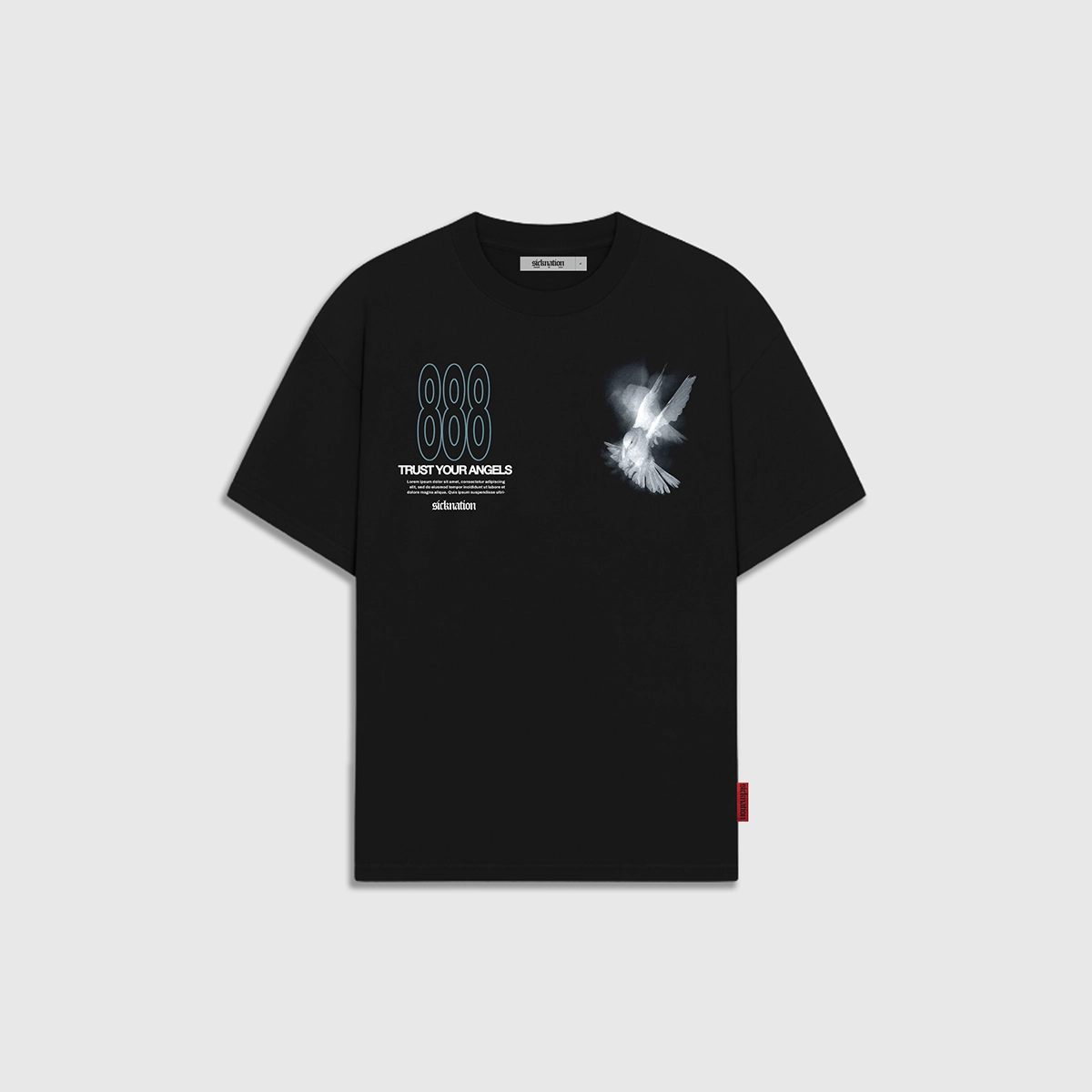Camiseta Silent Faith Negra